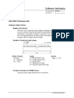 Software Verification: AISC-360-16 Example 003