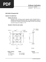 Software Verification: AISC-360-16 Example 004