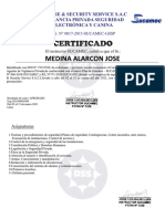 Certificado Ejercito Sucamec