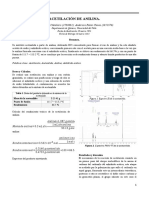 Acetilación de La Anilina. Informe 4 Definitivo