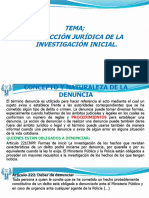 Clase 6 Conducción Jurídica de La Investigación Inicial