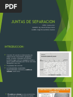 Exposicion Juntas de Separacion