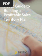 EBook - 7 Step Guide To Building A Profitable Sales Territory Plan