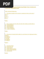 Machine Design - Mechanical Engineering Multiple Choice Questions and Answers For Compitations Exams