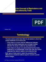 Understanding The Concept of Equivalence and Non-Inferiority Trials Understanding The Concept of Equivalence and Non-Inferiority Trials