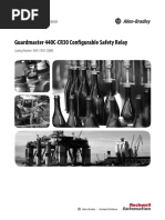 Guardmaster 440C-CR30 Configurable Safety Relay: User Manual - Original Language