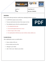 Hands-On Exercise No. 4 Batch-09 Digital Marketing Total Marks: 10 Due Date: 15/04/2021