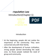 Population Law-Chapter One