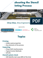 Troubleshooting The Stencil Printing Process: Chrys Shea, Shea Engineering Services