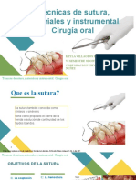 Técnicas de Sutura, Materiales y Instrumental