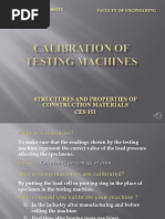 Calibration of Testing Machines - Tutorial