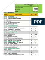 Costos y Presupuesto Hotel