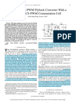 A Novel ZCS-PWM Flyback Converter With A Simple ZCS-PWM Commutation Cell