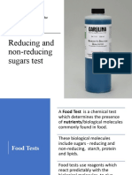 Reducing and Non-Reducing Sugars Test: Lab Activity in Preparation For Practical Exam AS Level Biology