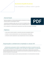 Aula 1 Nova Ambiência Competitiva e Reflexos Sobre A Gestão de Pessoas