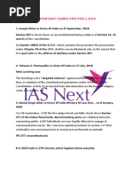 Important Cases For PCS-J 2018: # in 2018 India Is 27th Country Which Legalize Homo Sexuality