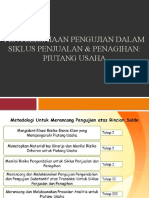 Bab 16 Menyelesaikan Pengujian Dalam Siklus Penjualan Penagihan Piutang Usaha