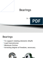 Bearings: Dr. M.Sasikumar