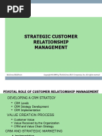 Strategic Customer Relationship Management