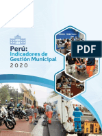 Perú: Indicadores de Gestión Municipal 2020