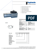 Piston Pressure Switch Hydraulic-Electric