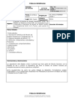 Acta de Capacitacion Transversal Modelo GH