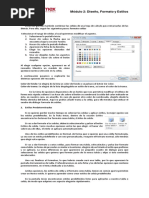 Módulo 2: Diseño, Formato y Estilos: Rellenos