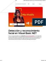 Detección y Reconocimiento Facial en Visual Basic NET