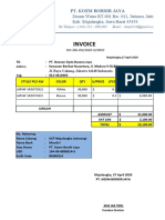 INVOICE 30 November 2019