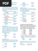 Technological Institute of The Philippines Competency Exam Physical Principles 1/thermodynamics 1 Linked Problems 1-5 Linked Problems 12-14