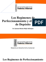 3 - Los Regimenes de Perfeccionamiento y Regimen de Deposito