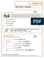 Grammar Games Present Simple Verb To Be Answers