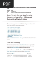 Subnetting ClassB Part1 Prefix 17sd19