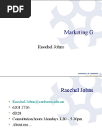 Marketing G: Raechel Johns