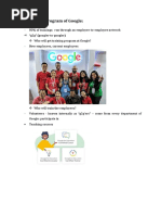 The Training Program of Google