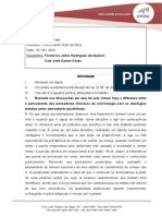 Trabalho de Criminologia. 10º A-JALLES-E-CAIO