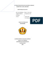 Laporan Akhir Praktikum Identifikasi Kation