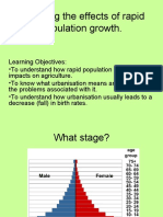 Exploring The Effects of Rapid Population Growth