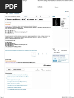 Cómo Cambiar Tu MAC Address en Linux - Taringa!