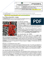 Guia N4 - Revolución Rusa - Ciencias Sociales - Grado 9