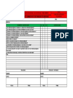 Check List de Almacé de Sustancias Peligrosas