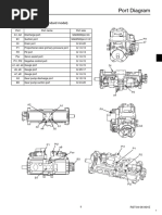 Port Diagram: 1. Hydraulic Pump (Standard Model)