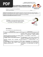 Lenguaje 3ºB GUÍA Elementos y Estructura Del Cuento3