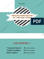 Kelompok 4 - 11 - Analisis Karoten Dan Vit C Metode Titrasi