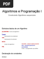 Algoritmo e Programação - Construção Do Algoritmo Parte 1