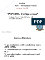 Lecture 03 AV-314 PIC Configuration