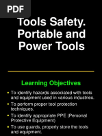 Tool Safety. Portable and Power Tools