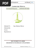 Environmental Management Lab Manual