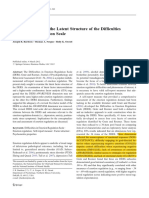 An Examination of The Latent Structure of The Difficulties in Emotion Regulation Scale