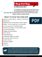 The Ultimate Pet Bug Out Bag Checklist